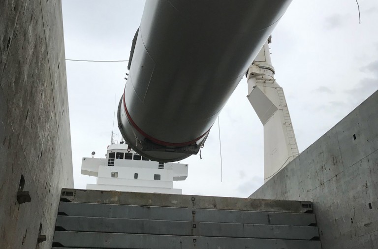 dwls heavy crane lift - Invergordon